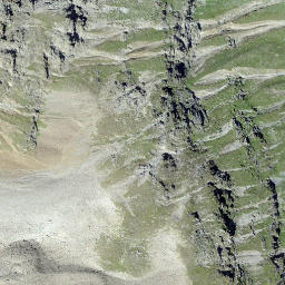 Satellite imagery of Piz Prüna, CH