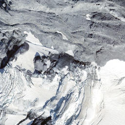 Satellite imagery of Blüemlisalphorn, CH