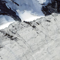 Satellite imagery of Blüemlisalphorn, CH