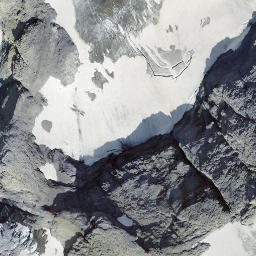 Satellite imagery of Lauterbrunnen Wetterhorn, CH