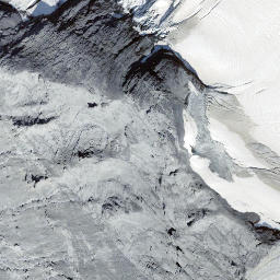 Satellite imagery of Blüemlisalphorn, CH