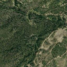 Satellite imagery of Gold Creek Placer Mine, US