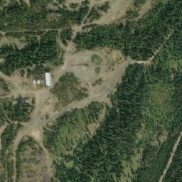 Satellite imagery of Gold Creek Placer Mine, US