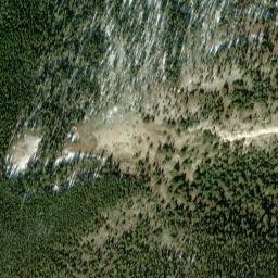 Satellite imagery of Pikes Peak Ridge, US