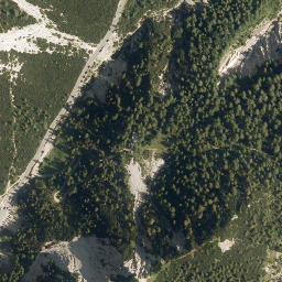 Satellite imagery of možici, IT