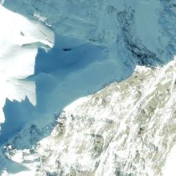 Satellite imagery of Piz Bernina, CH