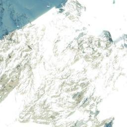 Satellite imagery of Piz Bernina, CH