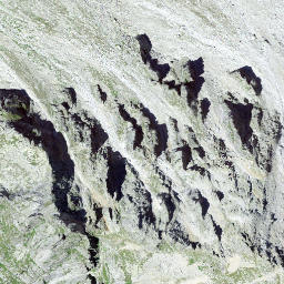 Satellite imagery of Piz Bregaglia, CH