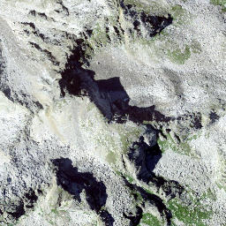 Satellite imagery of Piz Bregaglia, CH