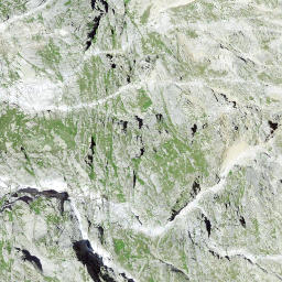 Satellite imagery of Piz Bregaglia, CH
