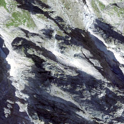 Satellite imagery of Piz Balzet, CH
