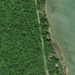 Satellite imagery of D 297 — NGS RJ0677 — Sugar Island Township, US, US
