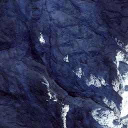 Satellite imagery of Pizzo Cengalo, CH