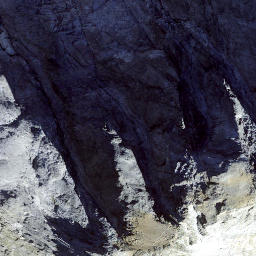 Satellite imagery of Pizzo Cengalo, CH