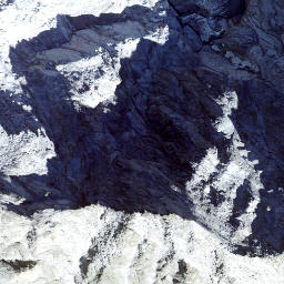 Satellite imagery of Pizzo Cengalo, CH