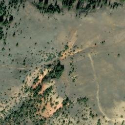 Satellite imagery of Russian Smith Mine, US