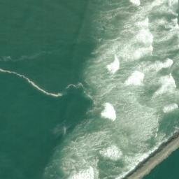 Satellite imagery of Cape Disappointment, US
