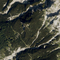 Satellite imagery of Tolminski Kuk, HR