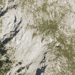 Satellite imagery of Tolminski Kuk, HR
