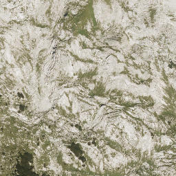 Satellite imagery of Tolminski Kuk, HR