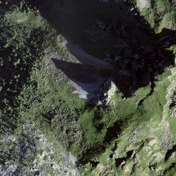 Satellite imagery of Dent Rouge, CH