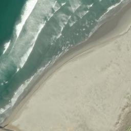 Satellite imagery of Clatsop Spit, US