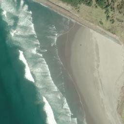 Satellite imagery of Clatsop Spit, US
