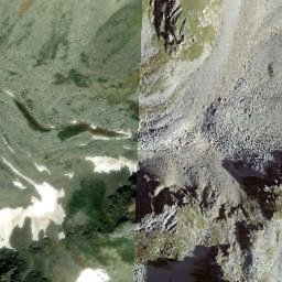 Satellite imagery of cairn, IT