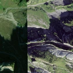Satellite imagery of cairn, IT