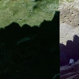 Satellite imagery of cairn, IT