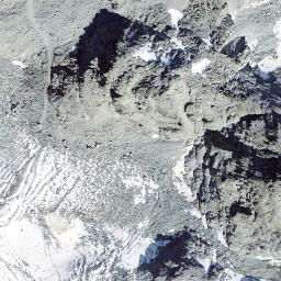 Satellite imagery of Mont Fort, CH