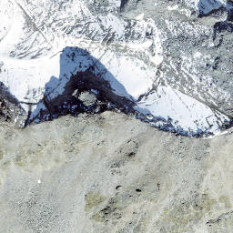 Satellite imagery of Mont Fort, CH