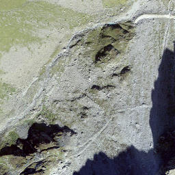 Satellite imagery of Mont Blava, CH
