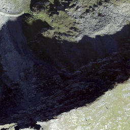 Satellite imagery of Mont Blava, CH
