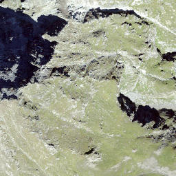 Satellite imagery of Mont Blava, CH