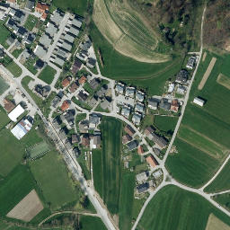 Satellite image of the site