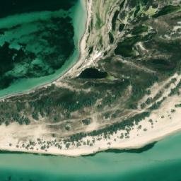 Satellite imagery of Mys Dzharylhats’kyy, UA