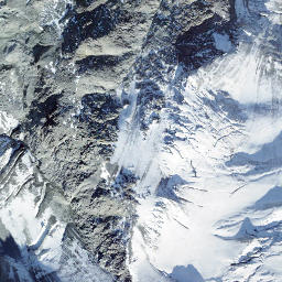 Satellite imagery of Petit Combin, CH