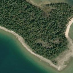 Satellite imagery of Point Shab-wa-way, US
