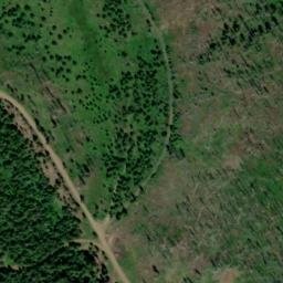 Satellite imagery of Hoodoo Ridge, US