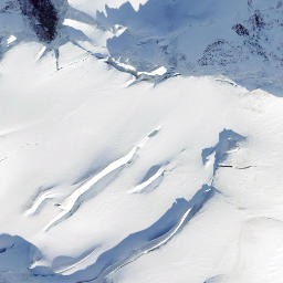 Satellite imagery of Aiguille du Croissant, CH