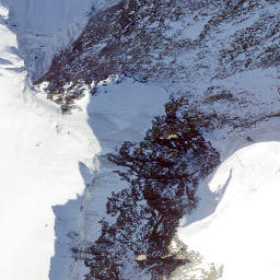 Satellite imagery of Breithorn, CH