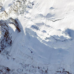 Satellite imagery of Breithorn orientale, CH