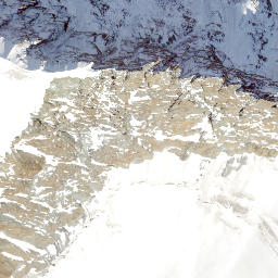 Satellite imagery of Breithorn orientale, CH
