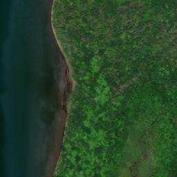 Satellite imagery of Castigan Point, CA