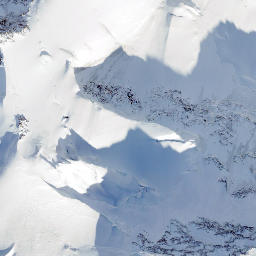 Satellite imagery of Lyskamm Occidentale, CH
