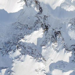 Satellite imagery of Lyskamm Occidentale, CH