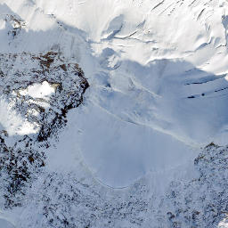 Satellite imagery of Lyskamm Occidentale, CH