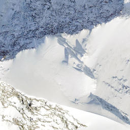 Satellite imagery of Lyskamm Occidentale, CH