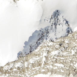 Satellite imagery of Lyskamm Occidentale, CH